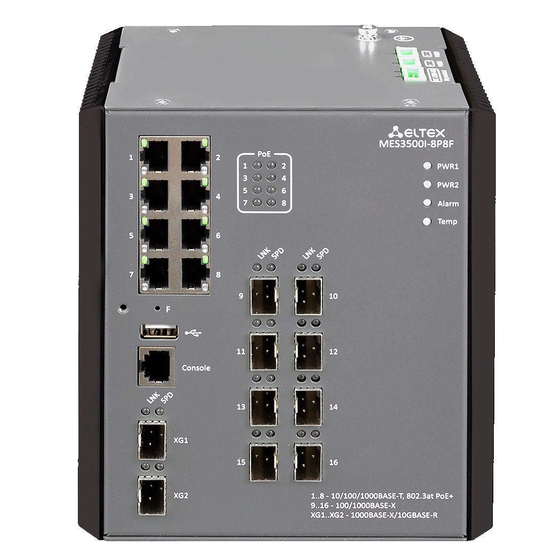 Industrial switch MES3500I-8P8F
